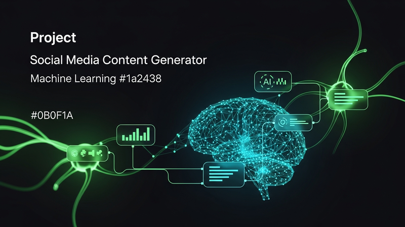 Social Media Content Generator project thumbnail