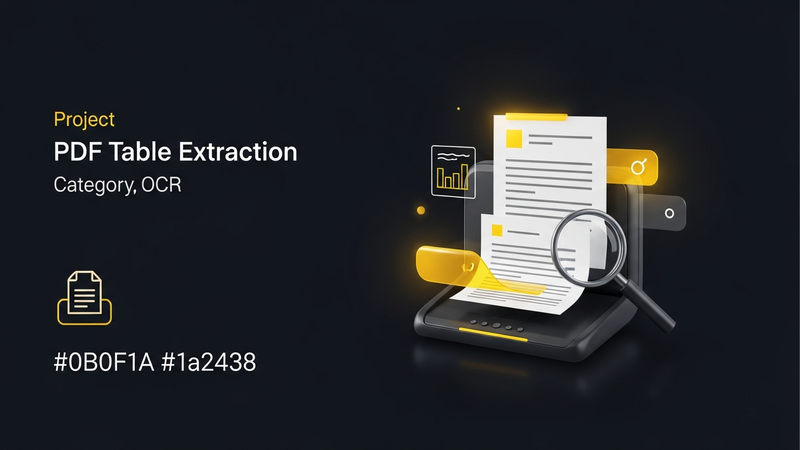 PDF Table Extraction project thumbnail
