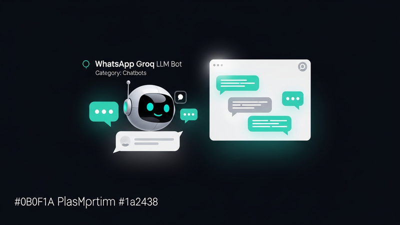 WhatsApp Groq LLM Bot project thumbnail
